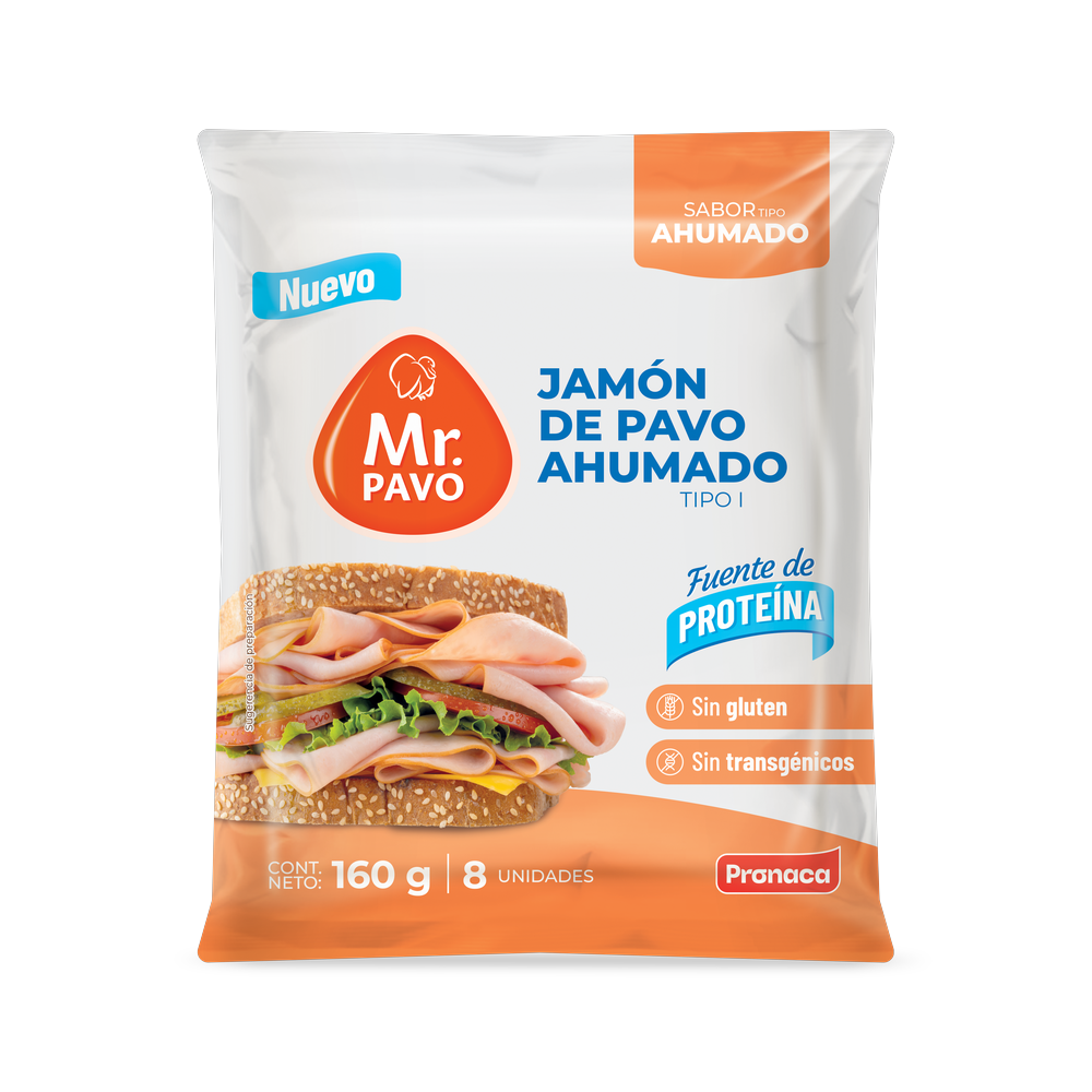 Jamón Ahumado de Pavo Sándwich Familiar