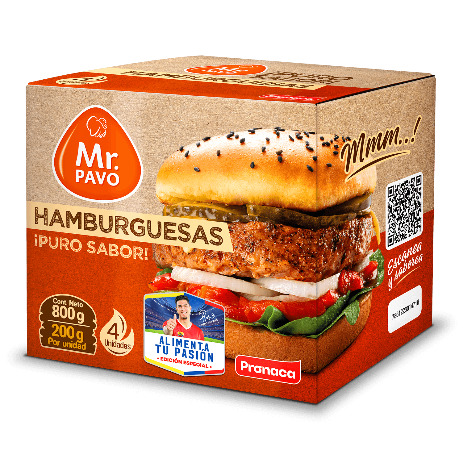 Hamburguesa de pavo